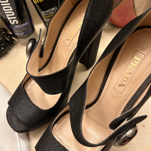 Gorgeous Mary Jane style open toe Botties by Prada - Picture 3 of 4